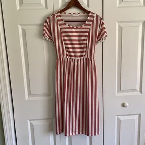 PatPat stripe maternity dress size large